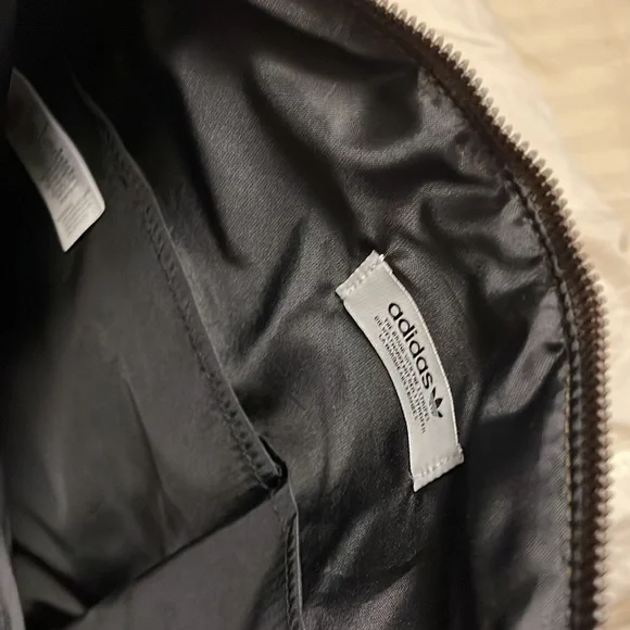 Adidas Stan Smith faux leather laptop backpack